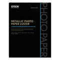 Epson Professional Media Luster Photo Paper, 10.5 mil, 8.5 x 11, White, PK25 S045596